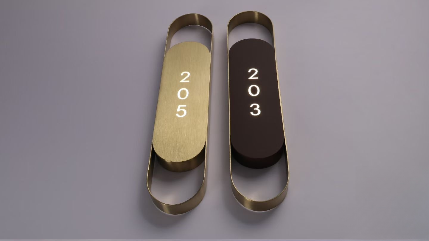 Stainless Steel Door Name Plates